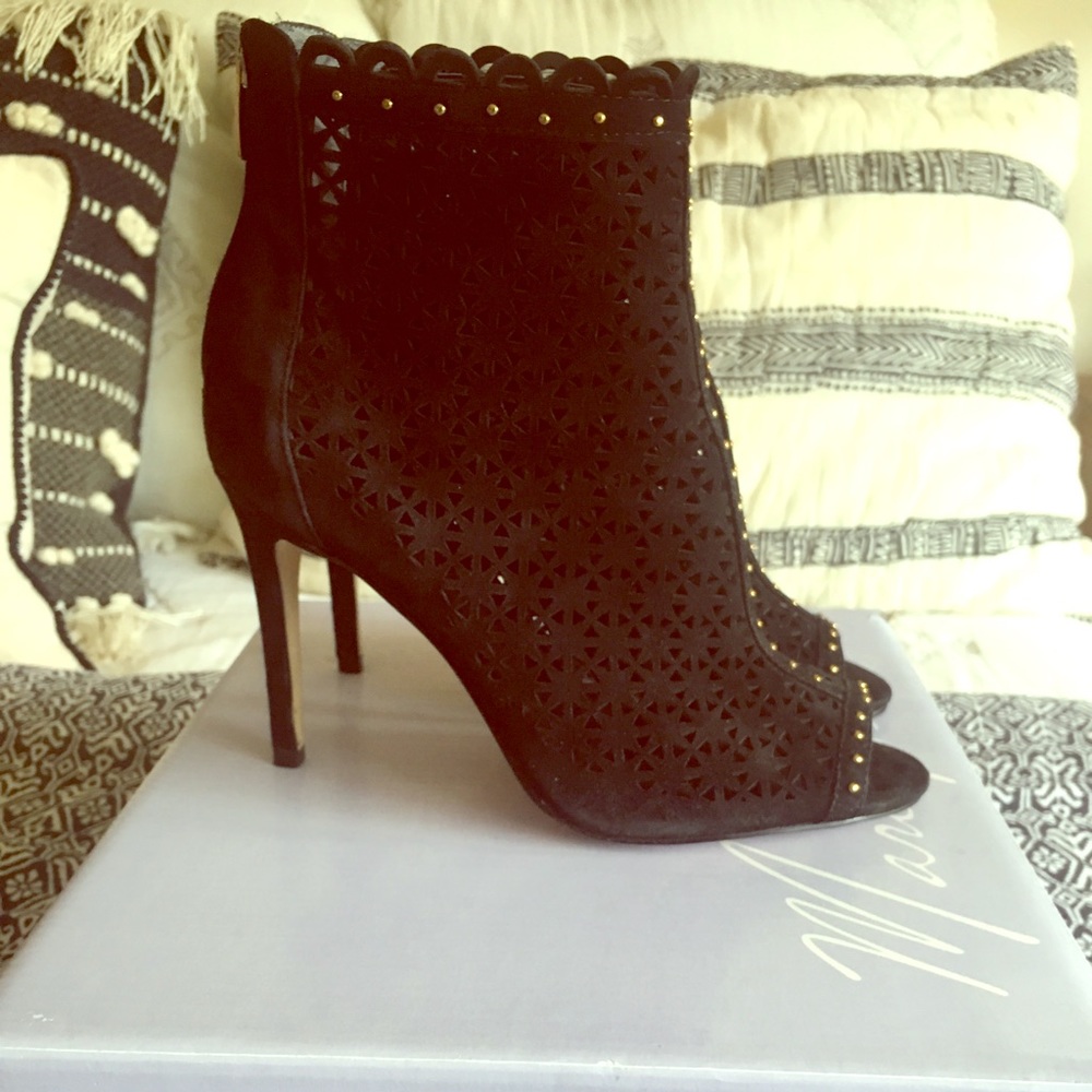Marc Fisher Sanish Peep Toe Ankle Bootie